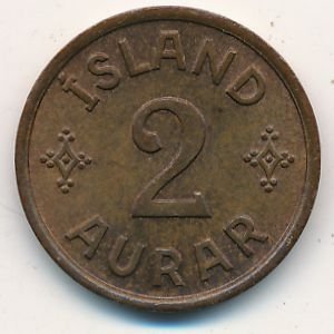 Исландия 2 эйре 1942 год