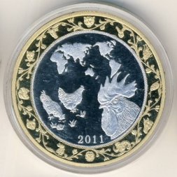 Северная Корея 30 вон 2011 год