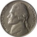 США 5 центов 1961 год - Томас Джефферсон (без отметки МД)