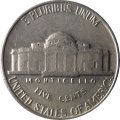 США 5 центов 1961 год - Томас Джефферсон (без отметки МД)