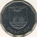 Кирибати 1 доллар 1979 год - Парусное судно (проа)