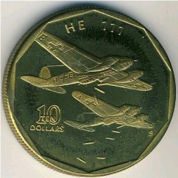 Маршалловы острова 10 долларов 1991 год