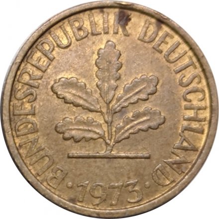 ФРГ 5 пфеннигов 1973 год (D)