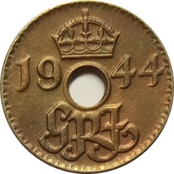 Новая Гвинея 3 пенса 1944 год