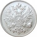 Финляндия 50 пенни 1917 год - UNC (с короной)