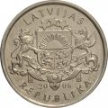 Латвия 1 лат 2006 год - Шишка