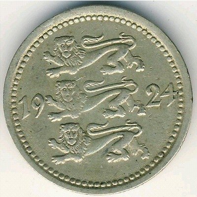 Эстония 5 марок 1924 год