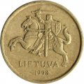 Литва 10 центов 1998 год - Рыцарь