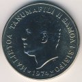 Самоа 1 тала 1974 год - Кокосовая пальма