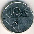 Аруба 10 центов 1998 год