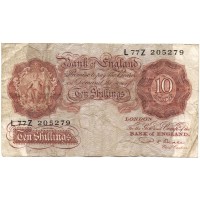 Великобритания 10 шиллингов 1949 - 1955 год - F