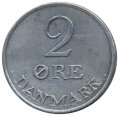 Дания 2 эре 1965 год - Король Фредерик IX (цинк)