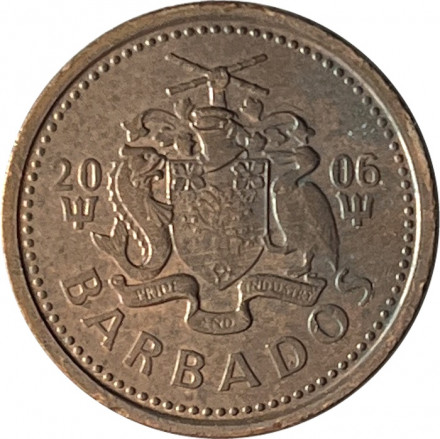 Барбадос 1 цент 2006 год