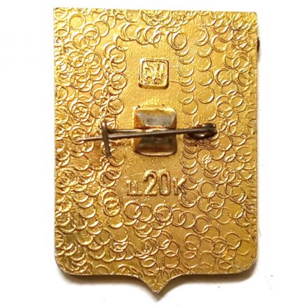 Значок Сургут. Тюменская область. Герб. Серия &quot;Квадраты&quot;