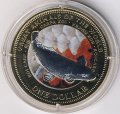 Фиджи 1 доллар 2009 год - Карп кои (позолота)