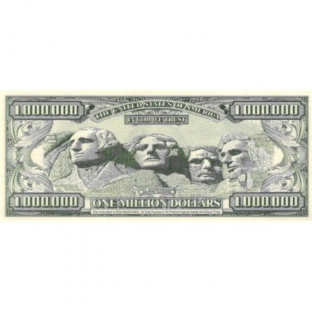 Сувенирная банкнота США 1000000 (1 млн.) долларов 2001 год - Статуя Свободы UNC
