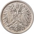 Австрия 10 геллеров 1909 год