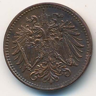 Австрия 1 геллер 1913 год