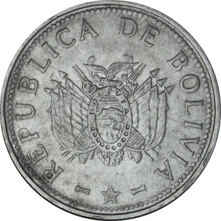 Боливия 1 боливиано 2008 год