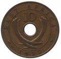 Восточная Африка 10 центов 1937 год (H)