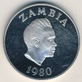 Замбия 10 квача 1980 год