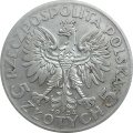 Польша 5 злотых 1934 год - Королева Ядвига