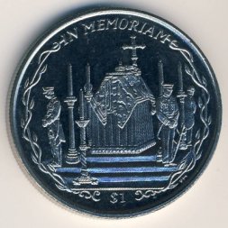 Виргинские острова 1 доллар 2002 год