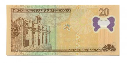 Доминикана 20 песо 2009 год - UNC
