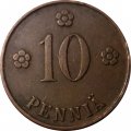 Финляндия 10 пенни 1924 год