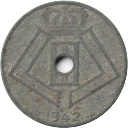 Бельгия 10 сантимов 1942 год (BELGIQUE - BELGIE)