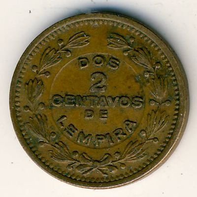 Гондурас 2 сентаво 1939 год