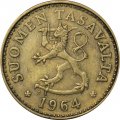 Финляндия 10 пенни 1964 год