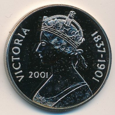 Остров Вознесения 50 пенсов 2001 год