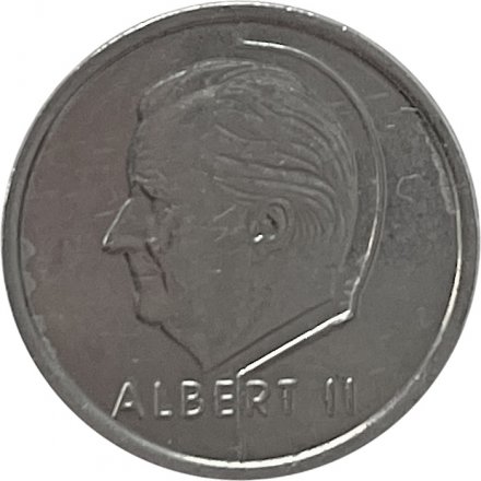 Бельгия 1 франк 1998 год BELGIE
