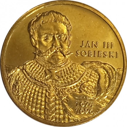 Польша 2 злотых 2001 год - Ян III Собеский (1674-1696)