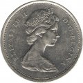 Канада 25 центов 1969 год