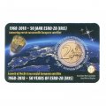 Бельгия 2 евро 2018 год - 50 лет Запуску спутника ESRO-2B