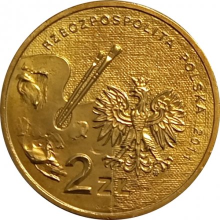 Польша 2 злотых 2011 год - Художники Польши 19-20 века. София Стриженска