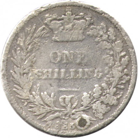 Великобритания 1 шиллинг 1838-1859 год