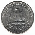 США 25 центов (1/4 доллара) 1985 год - Джордж Вашингтон (D)