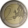 Сан-Марино 2 евро 2025 год - 550 лет со дня рождения Микеланджело