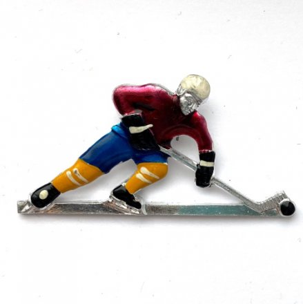 Значок. Спорт Хоккей. Хоккеист