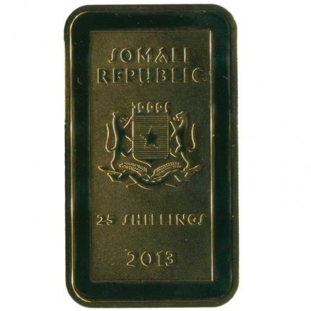 Сомали 25 шиллингов 2013 год - Мифические создания. Единорог