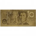 Сувенирная банкнота Австралия 10 долларов (золотые) - UNC