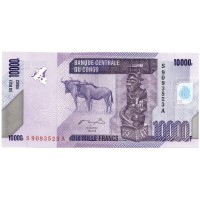 Конго 10000 франков 2006 год - UNC
