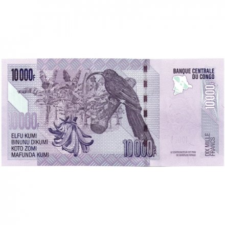 Конго 10000 франков 2006 год - UNC
