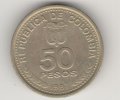 Колумбия 50 песо 1987 год - 100 лет Национальной Конституции