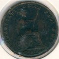 Великобритания 1 фартинг 1854 год