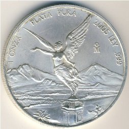 Мексика 1 унция 2005 год