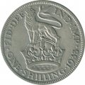 Великобритания 1 шиллинг 1933 год